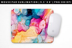 Alcohol Ink Mouse Pad Design | Mouse Pad Sublimation PNG Product Image 1