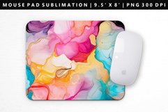 Alcohol Ink Mouse Pad Design | Mouse Pad Sublimation PNG Product Image 1