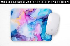 Alcohol Ink Mouse Pad Design | Mouse Pad Sublimation PNG Product Image 1