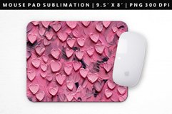 Heart Mouse Pad Design | Mouse Pad Sublimation PNG Product Image 1
