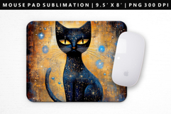 Colored Cats Mouse Pad Design | Mouse Pad Sublimation PNG Product Image 1