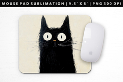 Colored Cats Mouse Pad Design | Mouse Pad Sublimation PNG Product Image 1