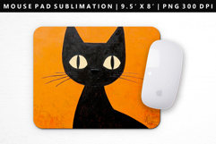 Colored Cats Mouse Pad Design | Mouse Pad Sublimation PNG Product Image 1