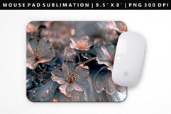 Flower Mouse Pad Design | Mouse Pad Sublimation PNG Product Image 1