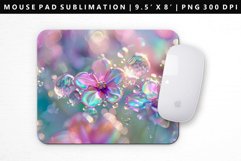 Flower Mouse Pad Design | Mouse Pad Sublimation PNG Product Image 1