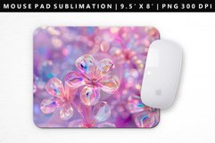 Flower Mouse Pad Design | Mouse Pad Sublimation PNG Product Image 1