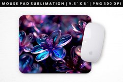 Flower Mouse Pad Design | Mouse Pad Sublimation PNG Product Image 1