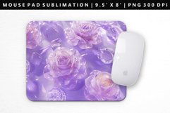 Flower Mouse Pad Design | Mouse Pad Sublimation PNG Product Image 1