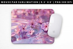 Flower Mouse Pad Design | Mouse Pad Sublimation PNG Product Image 1