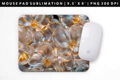 Flower Mouse Pad Design | Mouse Pad Sublimation PNG Product Image 1