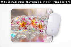 Flower Mouse Pad Design | Mouse Pad Sublimation PNG Product Image 1