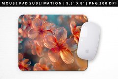 Flower Mouse Pad Design | Mouse Pad Sublimation PNG Product Image 1