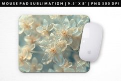 Flower Mouse Pad Design | Mouse Pad Sublimation PNG Product Image 1
