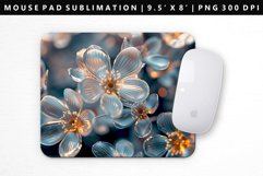 Flower Mouse Pad Design | Mouse Pad Sublimation PNG Product Image 1