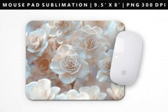 Flower Mouse Pad Design | Mouse Pad Sublimation PNG Product Image 1