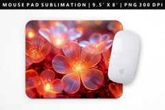 Flower Mouse Pad Design | Mouse Pad Sublimation PNG Product Image 1