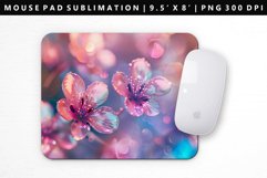 Flower Mouse Pad Design | Mouse Pad Sublimation PNG Product Image 1