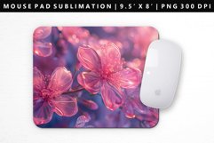 Flower Mouse Pad Design | Mouse Pad Sublimation PNG Product Image 1