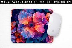 Flower Mouse Pad Design | Mouse Pad Sublimation PNG Product Image 1