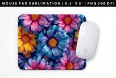 Flower Mouse Pad Design | Mouse Pad Sublimation PNG Product Image 1