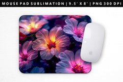 Flower Mouse Pad Design | Mouse Pad Sublimation PNG Product Image 1
