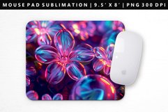 Flower Mouse Pad Design | Mouse Pad Sublimation PNG Product Image 1