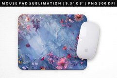Flower Mouse Pad Design | Mouse Pad Sublimation PNG Product Image 1