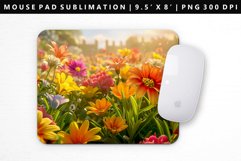 Flower Mouse Pad Design | Mouse Pad Sublimation PNG Product Image 1