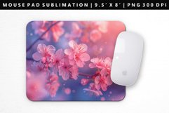 Flower Mouse Pad Design | Mouse Pad Sublimation PNG Product Image 1