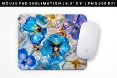 Flower Mouse Pad Design | Mouse Pad Sublimation PNG Product Image 1