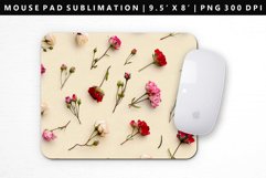 Flower Mouse Pad Design | Mouse Pad Sublimation PNG Product Image 1