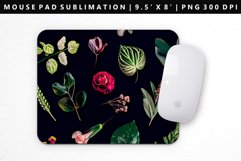 Flower Mouse Pad Design | Mouse Pad Sublimation PNG Product Image 1