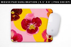 Flower Mouse Pad Design | Mouse Pad Sublimation PNG Product Image 1