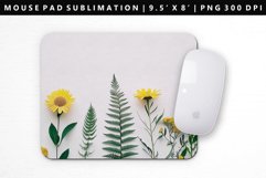 Flower Mouse Pad Design | Mouse Pad Sublimation PNG Product Image 1
