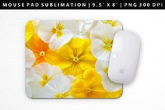 Flower Mouse Pad Design | Mouse Pad Sublimation PNG Product Image 1