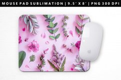 Flower Mouse Pad Design | Mouse Pad Sublimation PNG Product Image 1