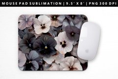 Flower Mouse Pad Design | Mouse Pad Sublimation PNG Product Image 1