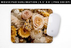 Flower Mouse Pad Design | Mouse Pad Sublimation PNG Product Image 1