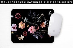 Flower Mouse Pad Design | Mouse Pad Sublimation PNG Product Image 1