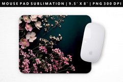Flower Mouse Pad Design | Mouse Pad Sublimation PNG Product Image 1