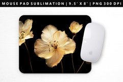 Flower Mouse Pad Design | Mouse Pad Sublimation PNG Product Image 1