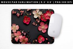 Flower Mouse Pad Design | Mouse Pad Sublimation PNG Product Image 1