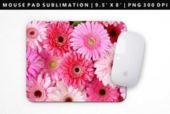 Flower Mouse Pad Design | Mouse Pad Sublimation PNG Product Image 1