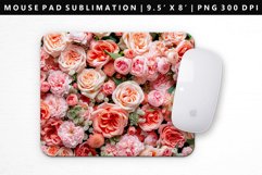 Flower Mouse Pad Design | Mouse Pad Sublimation PNG Product Image 1