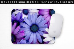 Flower Mouse Pad Design | Mouse Pad Sublimation PNG Product Image 1