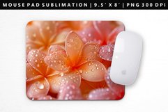Flower Mouse Pad Design | Mouse Pad Sublimation PNG Product Image 1