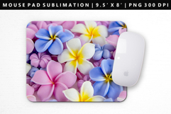 Flower Mouse Pad Design | Mouse Pad Sublimation PNG Product Image 1