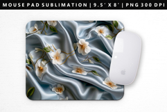 Flower Mouse Pad Design | Mouse Pad Sublimation PNG Product Image 1