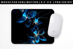 Flower Mouse Pad Design | Mouse Pad Sublimation PNG Product Image 1