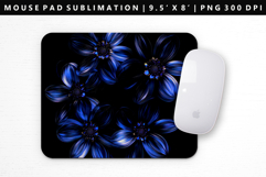 Flower Mouse Pad Design | Mouse Pad Sublimation PNG Product Image 1